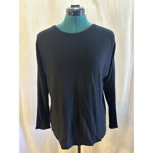Two Twenty Five Petite Black Cashmere Blend Sweater – Size PM
